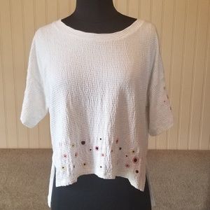 Anthropologie postmark top.  Xs Beige Pink